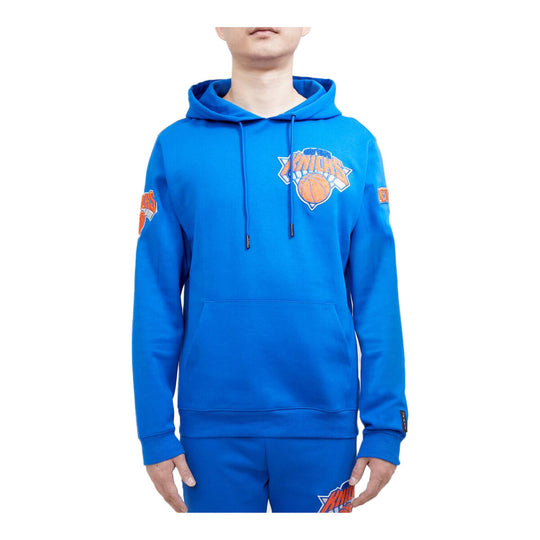 Pro Standard Mens NBA New York Knicks Logo Hoodie BNK551554-RYB Royal Blue