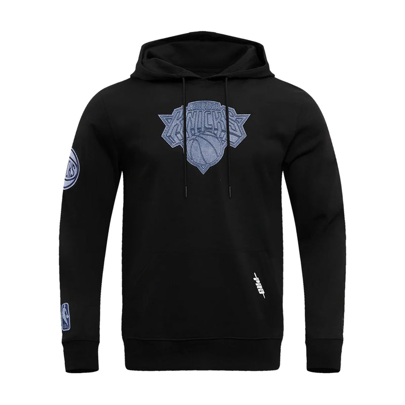 Pro Standard Mens NBA New York Knicks Varsity Blues Pullover Hoodie BNK559796-BLK Black