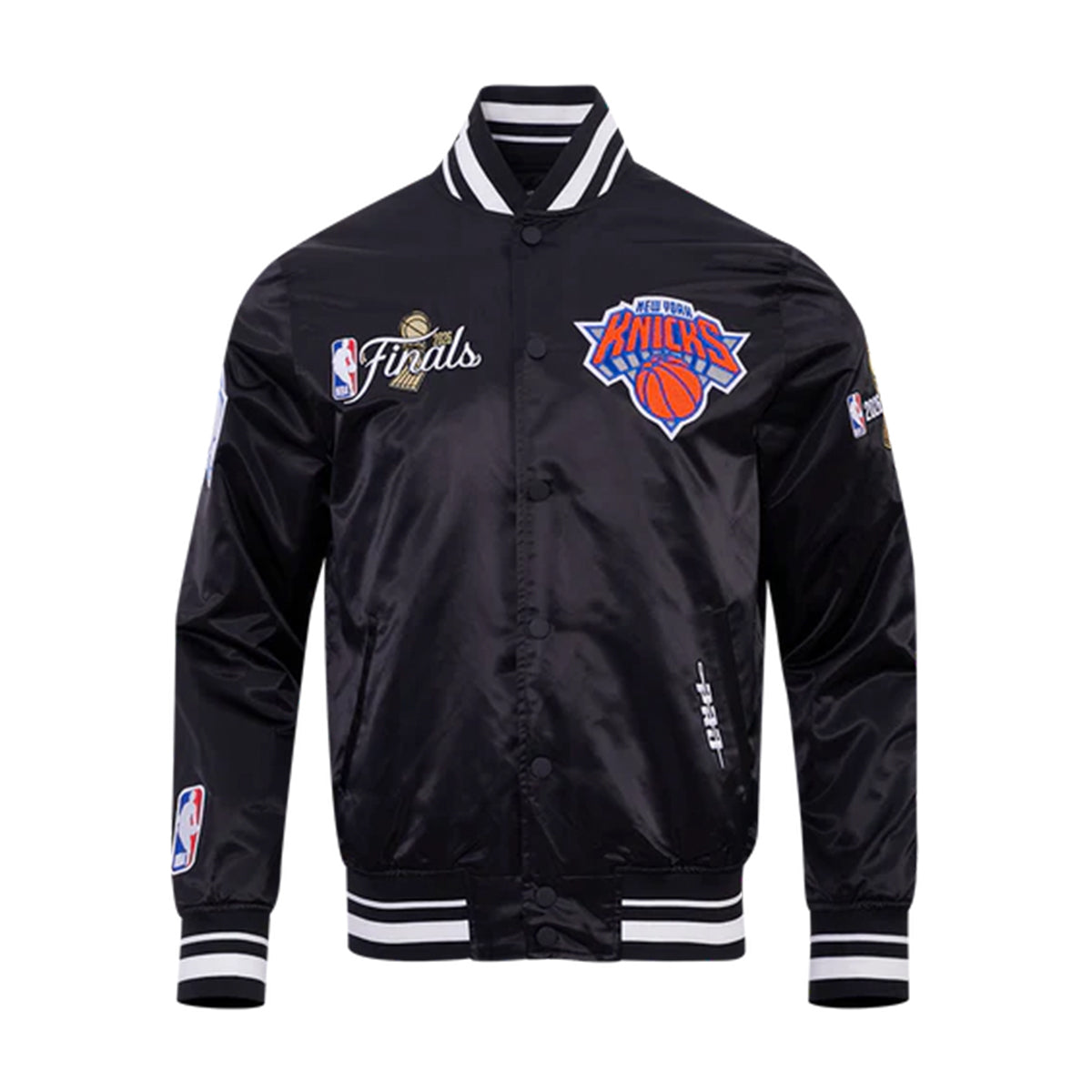 Pro Standard Mens NBA New York Knicks Finals 2026 Satin Jacket BNK6517767-BLK Black
