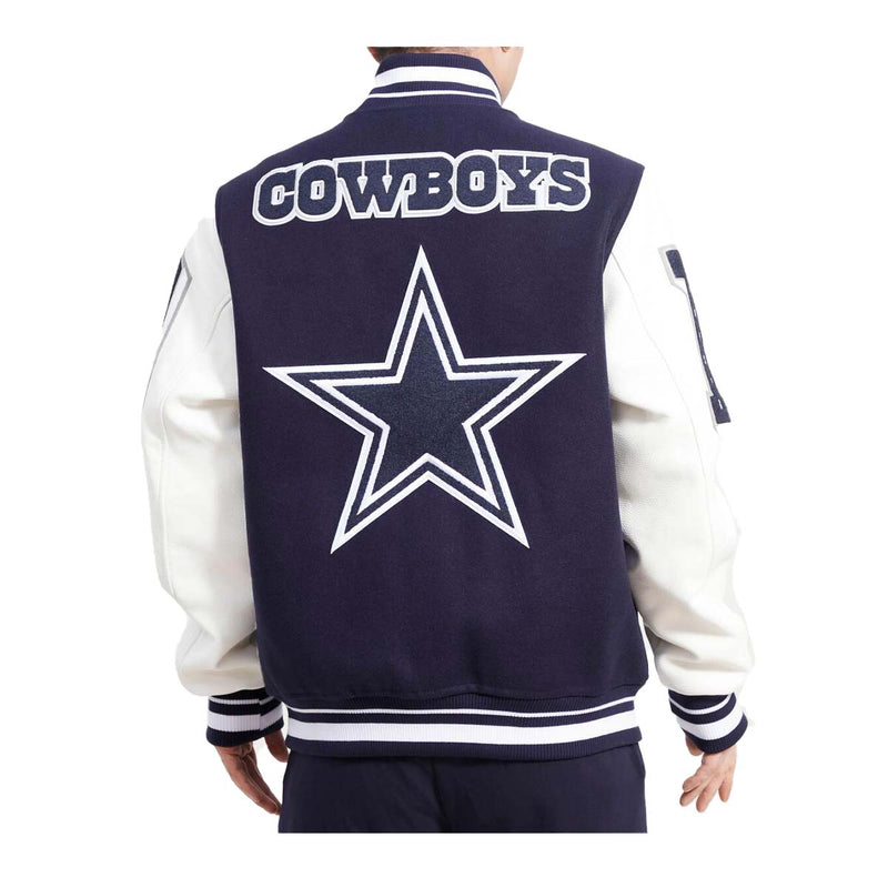 Dallas Cowboys Pro Standard Mash Up Logo Varsity Jacket