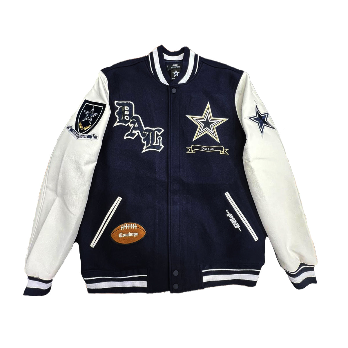 COWBOYS(NFL) アメリカンフットボール・ウォームアップジャケット Pro Standard Mens NFL Dallas Cowboys Pro Prep Wool Varsity Jacket