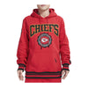 Pro Standard Mens NFL Kansas City Chiefs Crest Emblem Rib FLC Hoodie FKC546025-RBK Red/Black