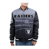 Pro Standard Mens NFL Las Vegas Raiders Varsity Jacket FOR640937-BLK Black