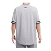 Pro Standard Mens NHL Los Angeles Kings Classic Chenille DK Crew Neck T-Shirt HLK161008-GBL Gray/Black