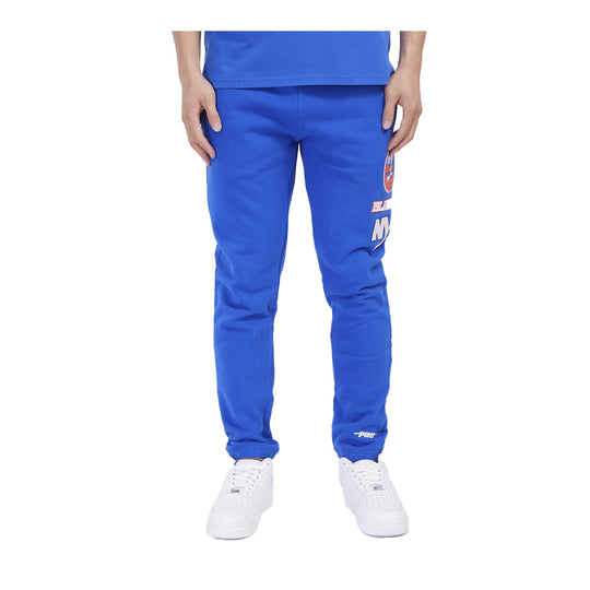 Pro Standard Mens NHL New York Islanders Retro Classic FLC Sweatpants HNI467547-ROR Royal/Orange/Royal