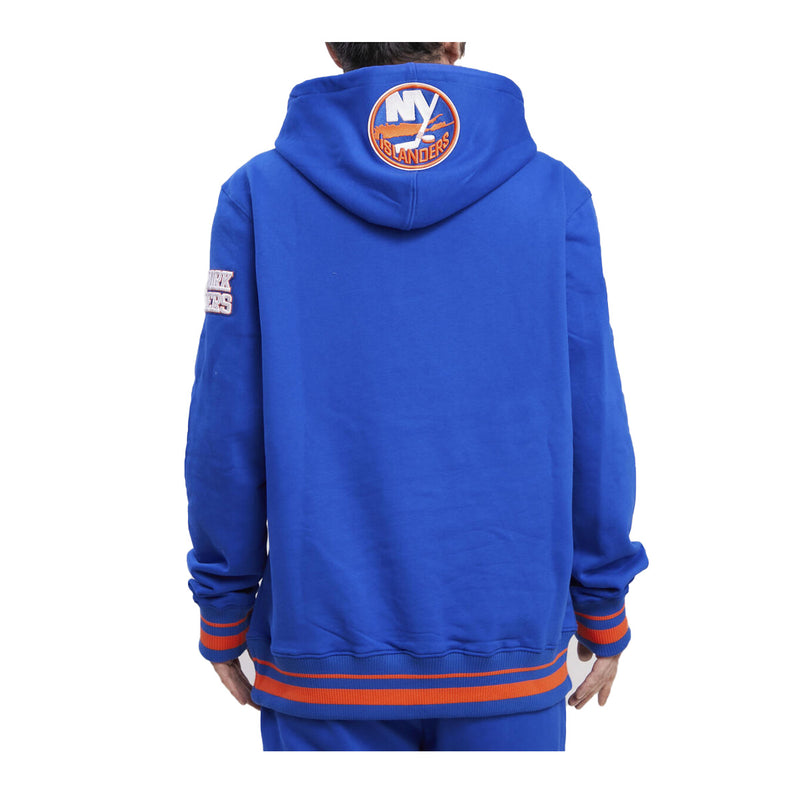 Pro Standard Mens NHL New York Islanders Retro Classic FLC PO Hoodie HNI567546-ROR Royal/Orange/Royal