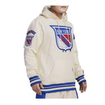 Pro Standard Mens NHL New York Rangers Retro Classic FLC PO Hoodie HNR567247-ERB Eggshell/Royal Blue