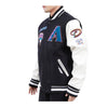 Pro Standard Mens MLB Arizona Diamondbacks Retro Classic Wool Varsity Jacket LAD635513-BLW Black/White