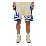 Pro Standard Mens MLB Brooklyn Dodgers Retro Classic Dk 2.0 Shorts LBD335710-ERB Eggshell/ Royal Blue
