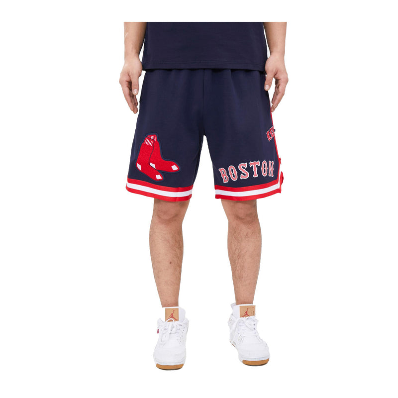 Pro Standard Mens MLB Boston Red Sox Logo Pro Team Shorts LBR331557-MDN Midnight Navy
