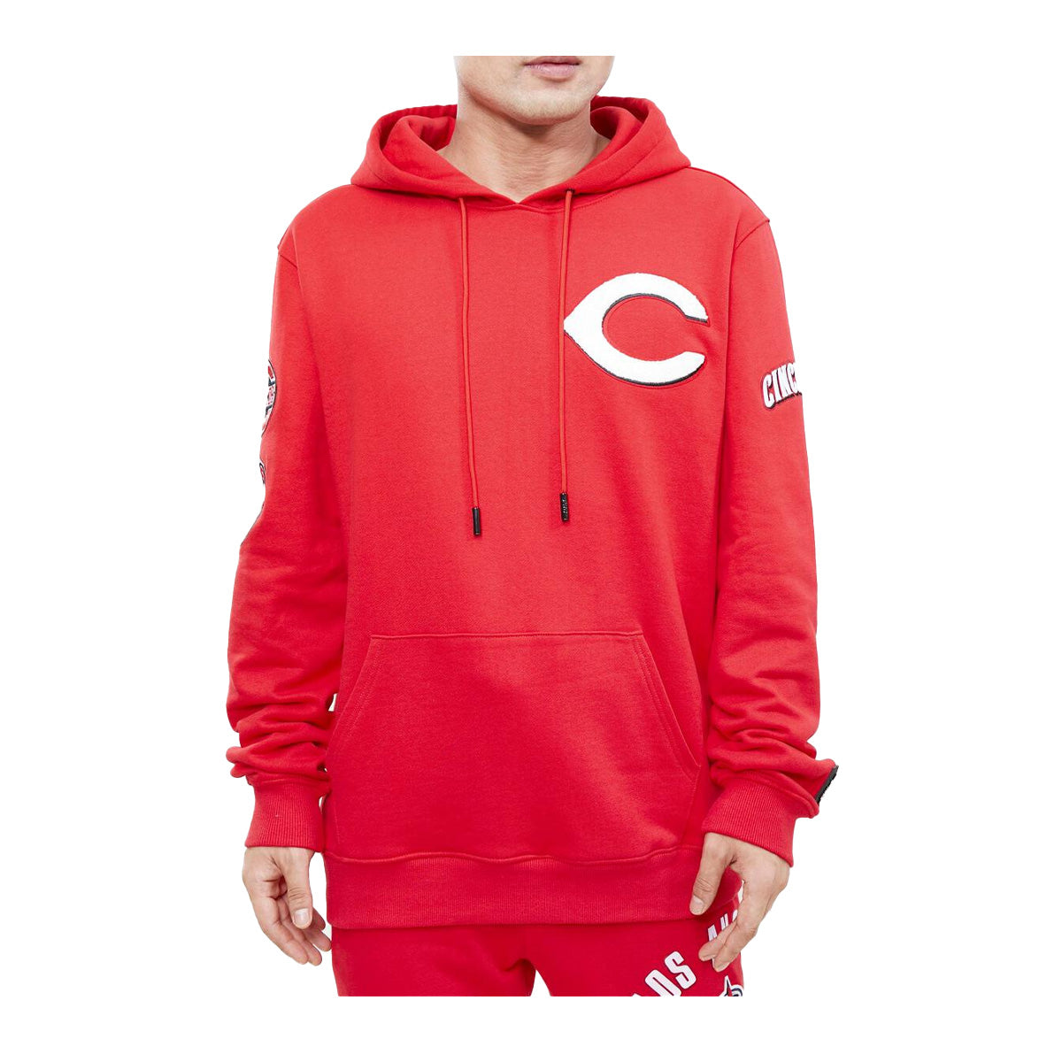 MLB Cincinnati Reds Adult Colorblocked Hooded Pullover, Red,  Medium : Sports & Outdoors
