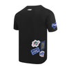 Pro Standard Mens MLB Los Angeles Dodgers Top DIY Pick Stitch Crew Neck T-Shirt LLD1314894-BLK Black
