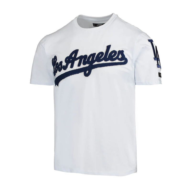 Pro Standard Mens MLB Los Angeles Dodgers Pro Team Crew Neck T-Shirt LLD131604-WHT White
