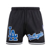 Pro Standard Mens MLB Los Angeles Dodgers Shorts LLD333069-BLK Black