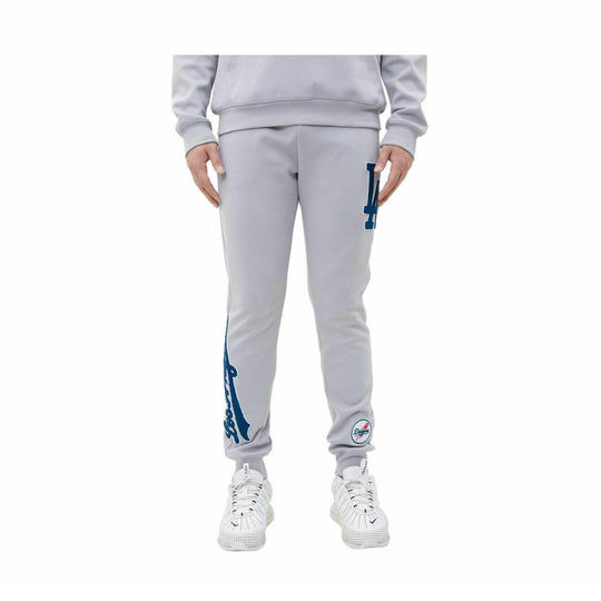 Pro Standard Mens MLB Los Angeles Dodgers Logo Joggers LLD431602-GRY Grey