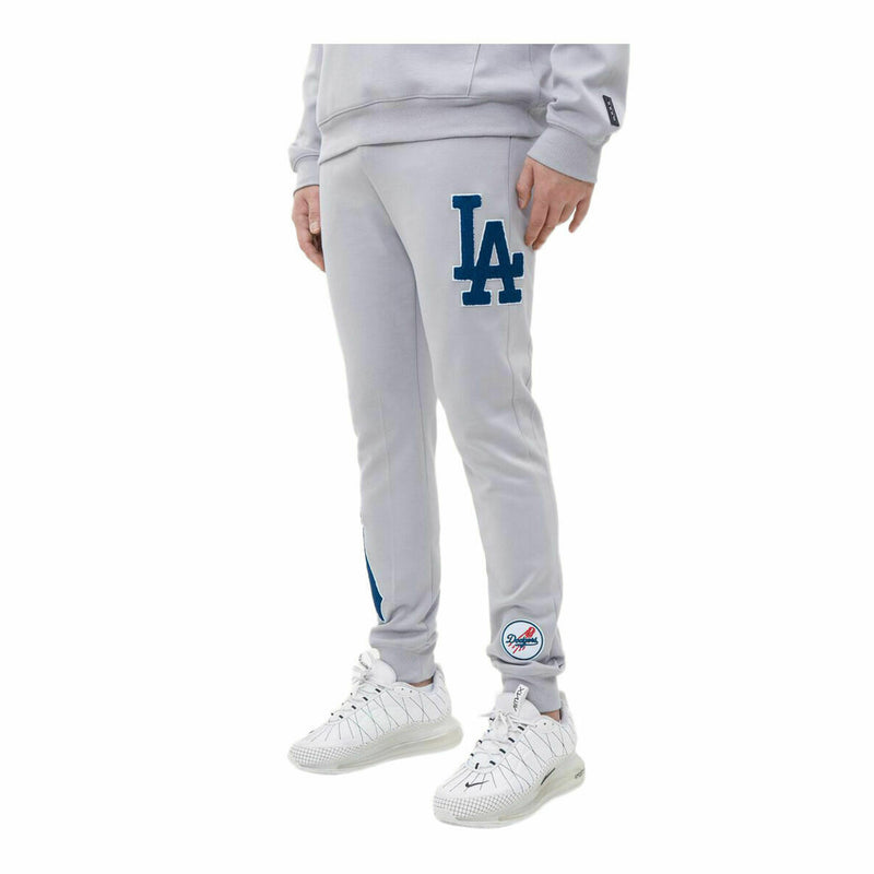 Pro Standard Mens MLB Los Angeles Dodgers Logo Joggers LLD431602-GRY Grey