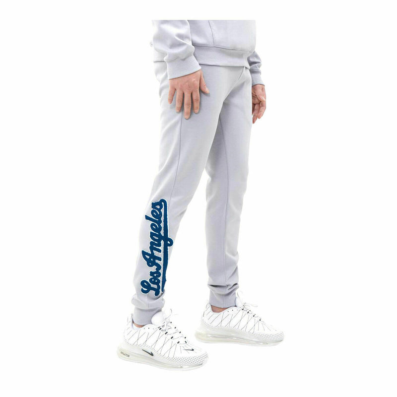 Pro Standard Mens MLB Los Angeles Dodgers Logo Joggers LLD431602-GRY Grey