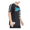 Pro Standard Mens MLB Florida Marlins Retro Classic Sj Striped Crew Neck T-Shirt LMM135532-BLK Black