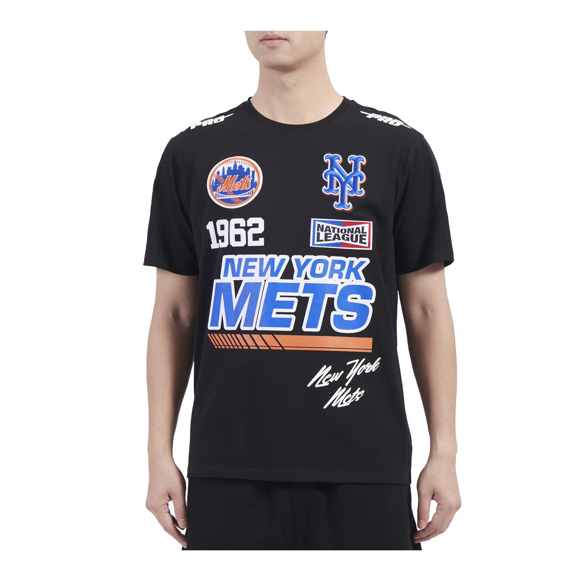 Pro Standard Mens MLB New York Mets Fast Lane Multi Crew