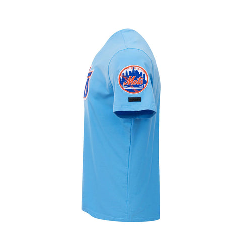 Pro Standard Mens MLB New York Mets Pro Team Crew Neck T-Shirt LNM131583-UNI Blue
