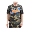 Pro Standard Mens MLB New York Mets Logo Pro Team Crew Neck T-Shirt LNM132644-CAM Camouflage