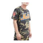 Pro Standard Mens MLB New York Mets Logo Pro Team Crew Neck T-Shirt LNM132644-CAM Camouflage