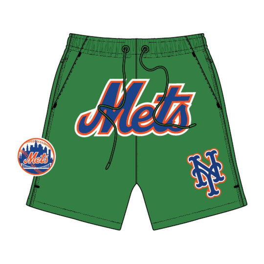 Pro Standard Mens MLB New York Mets Classic Shorts LNM336809-KGR Kelly Green