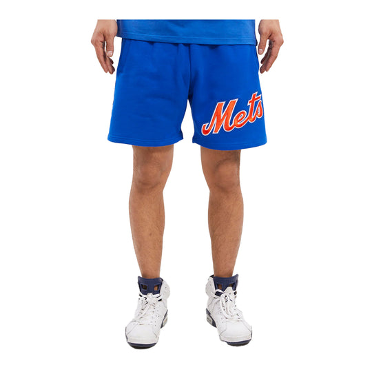 Pro Standard Mens MLB New York Mets Classic Shorts LNM336809-RYB Royal Blue