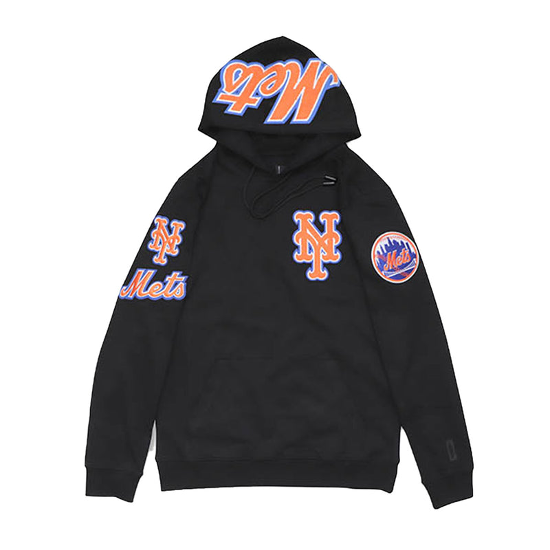 Pro Standard Mens MLB New York Mets Logo Hoodie LNM531580-BLK Black