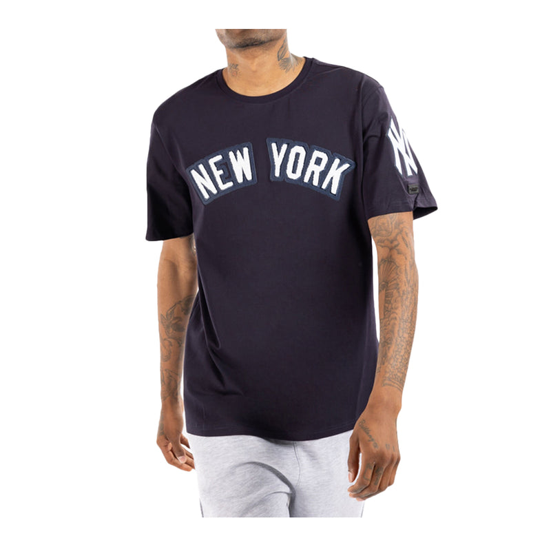 Pro Standard Mens MLB New York Yankees Pro Team Crew Neck T-Shirt LNY131148-MDN Midnight Navy