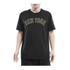 Pro Standard Mens MLB New York Yankees Black & Gold SJ Crew Neck T-Shirt LNY1312738-BLK Black