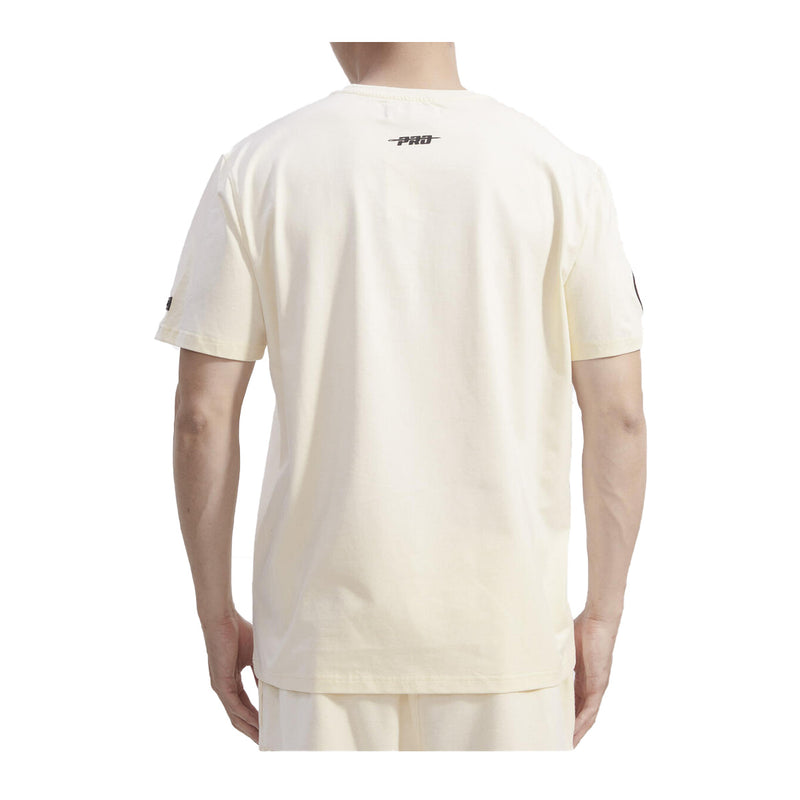 Pro Standard Mens MLB New York Yankees Triple Tonal Single Jersey Crew Neck T-Shirt LNY1314558-EGG Eggshell