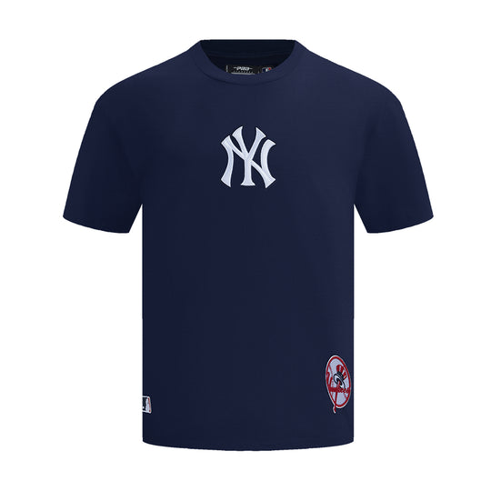 Pro Standard Mens MLB New York Yankees Wingspan M CJ Drop Shoulder Crew Neck T-Shirt LNY1314779-MDN Midnight Navy