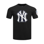 Pro Standard Mens MLB New York Yankees Top DIY Pick Stitch Crew Neck T-Shirt LNY1314884-BLK Black