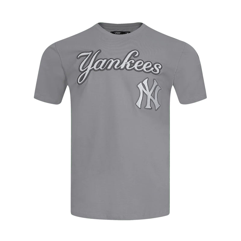 Pro Standard Mens MLB New York Yankees Aaron Judge 99 Classic Striped Crew Neck T-Shirt LNY1315452-GRY Grey