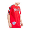 Pro Standard Mens MLB New York Yankees Logo Pro Team Crew Neck T-Shirt LNY133625-RBK Red/Black