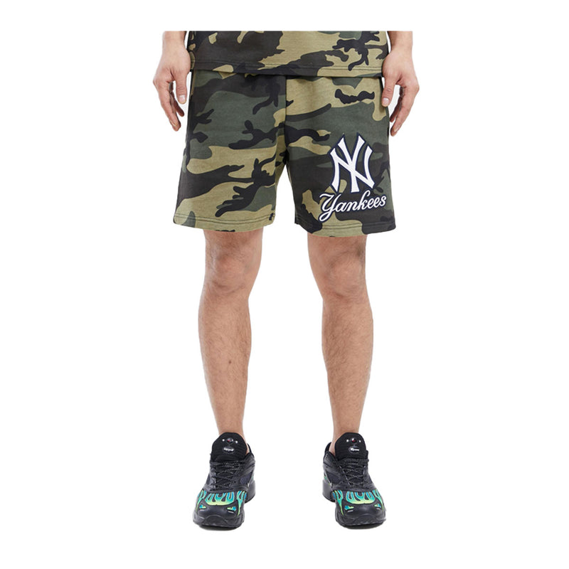 Pro Standard Mens MLB New York Yankees Stacked Logo Shorts LNY332598-CAM Camouflage