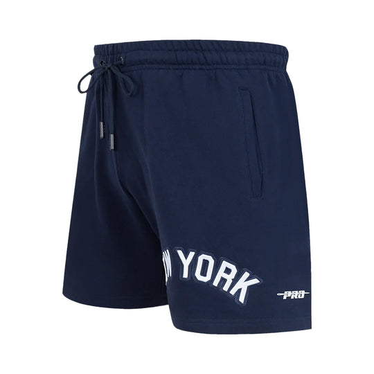 Pro Standard Mens MLB New York Yankees Retro Classic FLC Shorts LNY335129-MDN Midnight Navy
