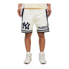 Pro Standard Mens MLB New York Yankees Retro Classic Dk 2.0 Shorts LNY335131-EMN Eggshell/ Midnight Navy