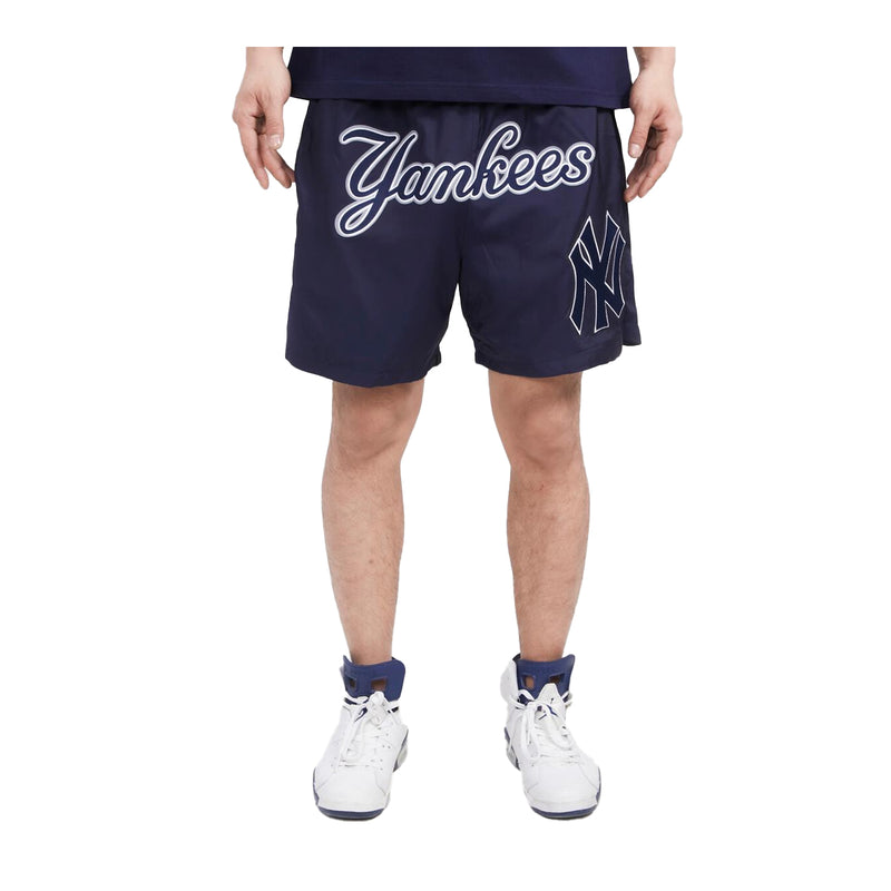 Pro Standard Mens MLB New York Yankees Classic Shorts LNY336793-MDN Midnight Navy