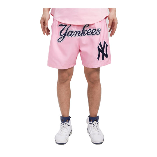 Pro Standard Mens MLB New York Yankees Classic Shorts LNY336793-PNK Pink