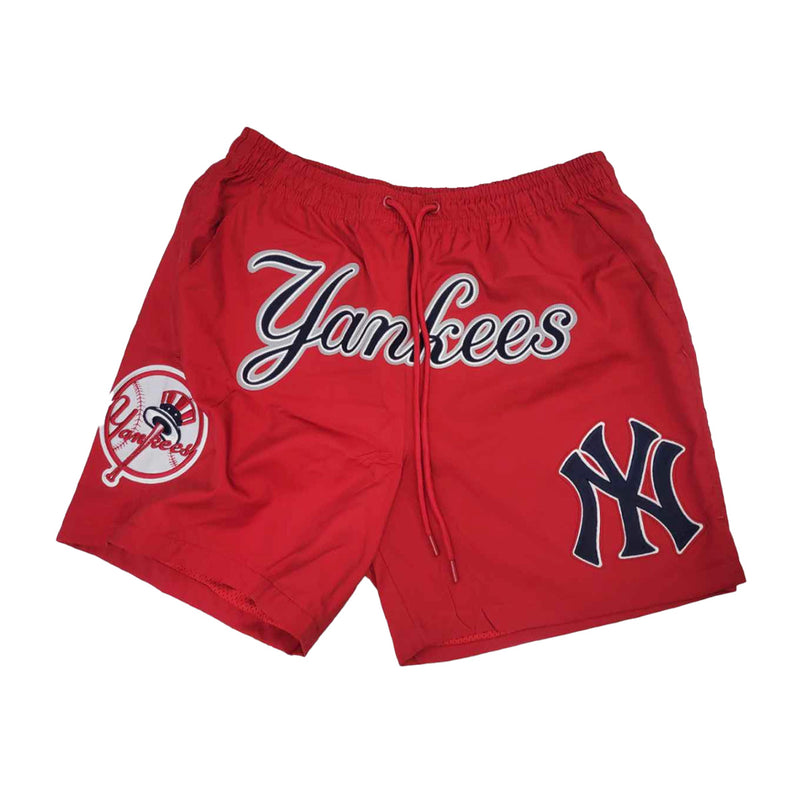 Pro Standard Mens MLB New York Yankees Classic Shorts LNY336793-RED Red