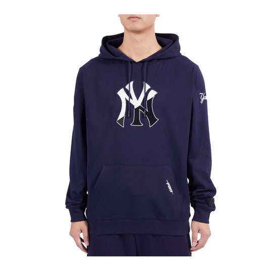 Pro Standard Mens MLB New York Yankees Split Logo M DK PO Hoodie LNY5314685-MDN Midnight Navy