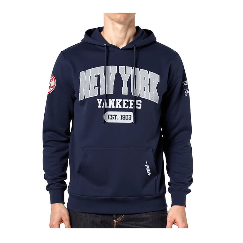 Pro Standard Mens MLB New York Yankees City Arch FLC Pullover Hoodie LNY5315795-MDN Midnight Navy
