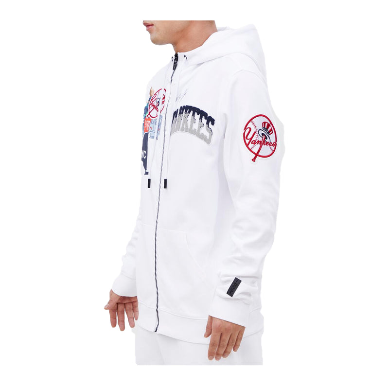 Pro Standard Mens MLB New York Yankees Home Town Sweater LNY533559-WHT White