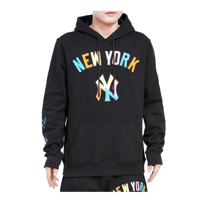 Pro Standard Mens MLB New York Yankees Washed Neon Hoodie LNY535136-BLK Black