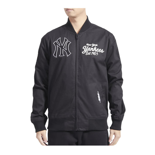 Pro Standard Mens MLB New York Yankees Paint The City Twill Jacket LNY6314697-BLK Black