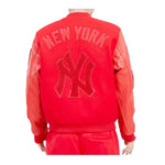 Pro Standard Mens MLB New York Yankees Classic Varsity Jacket LNY634691-3RD Triple Red