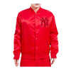 Pro Standard Mens MLB New York Yankees Classic Satin Jacket LNY634692-3RD Triple Red