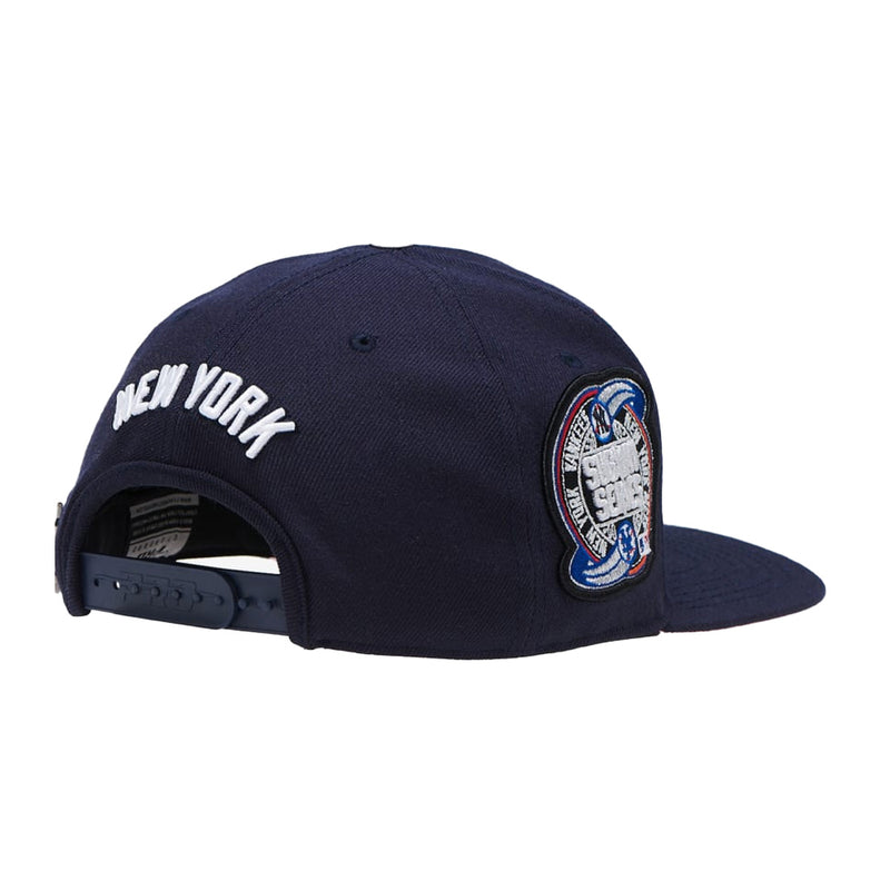 Pro Standard Mens MLB New York Yankees Subway Series 2000 Pink Brim Snapback Hat LNY732206-NVY Navy Blue